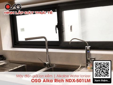 Máy Lọc Nước Điện Giải Ion Kiềm OSG Alka-Rich NDX-501LM - Ảnh 3